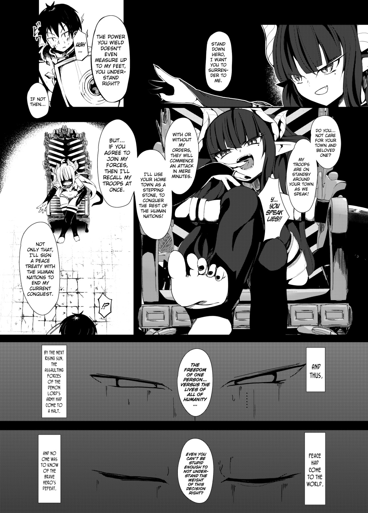 Hentai Manga Comic-A Hero, Fallen By Love-Read-4